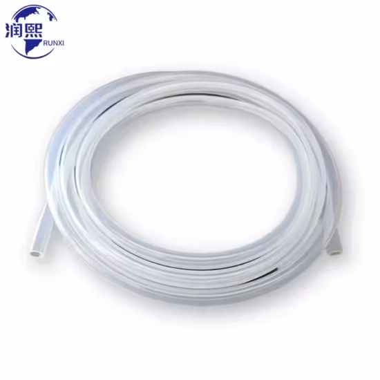 Flexible medizinische Peristaltikpumpe in Lebensmittelqualität, durchsichtiges Rohr, Silikonkautschukschlauch