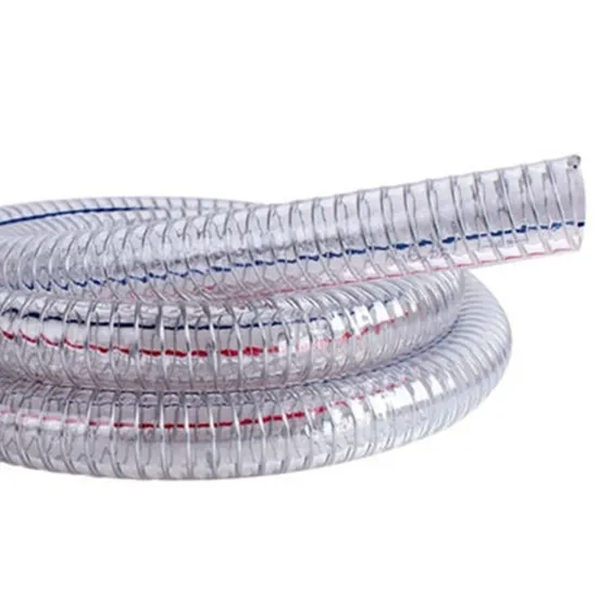 Hochwertiger, kundenspezifischer PU-Stahldrahtschlauch in Lebensmittelqualität