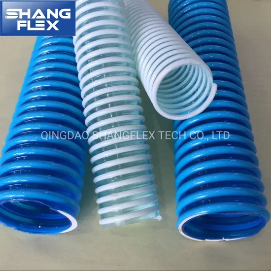 Flexibler PVC-Saugspiralschlauch zum Entleeren in der Bergbauindustrie